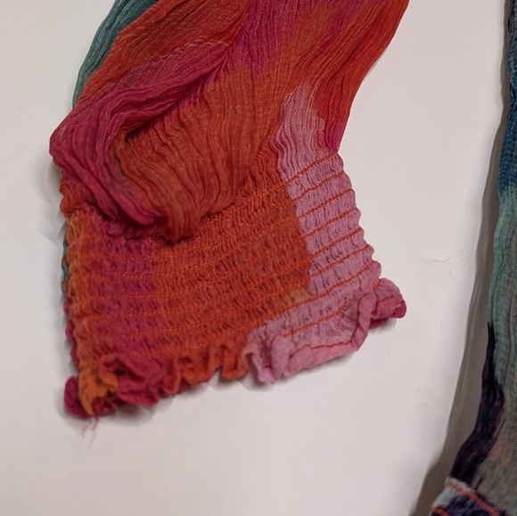 ANTHROPOLOGIE Women's The Marais Printed Tiered Maxi Dress Size Medium In Pink - Picture 10 of 14